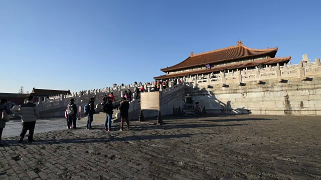 中国北京紫禁城旅游视频素材