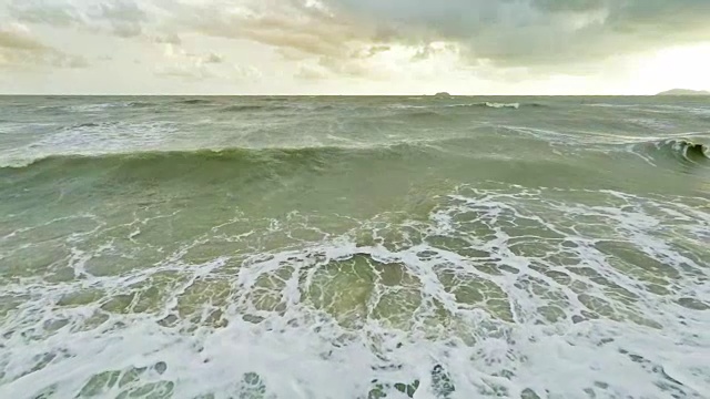 泰国海岸和海滩上空的航拍视频视频素材