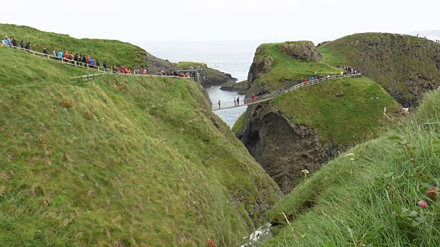 Carrick-a-Rede -北爱尔兰视频素材