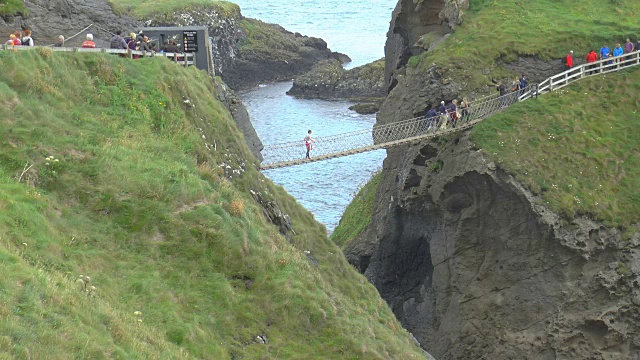 Carrick-a-Rede -北爱尔兰视频素材