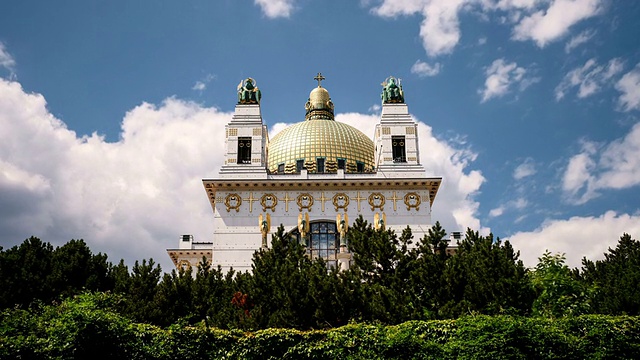 教堂建筑师Otto Wagner - Time Lapse视频素材