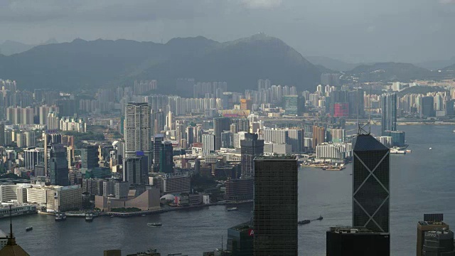 香港摩天大楼视频素材