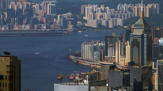 香港摩天大楼视频素材