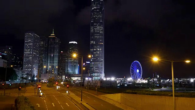 香港十字路口视频素材