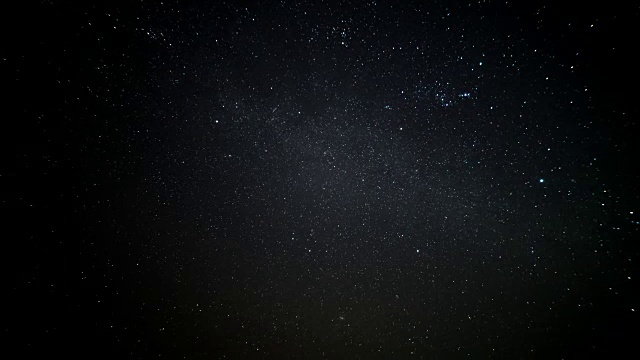 夜星与流星雨的时间流逝视频素材