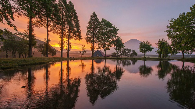 富士山视频延时视频素材