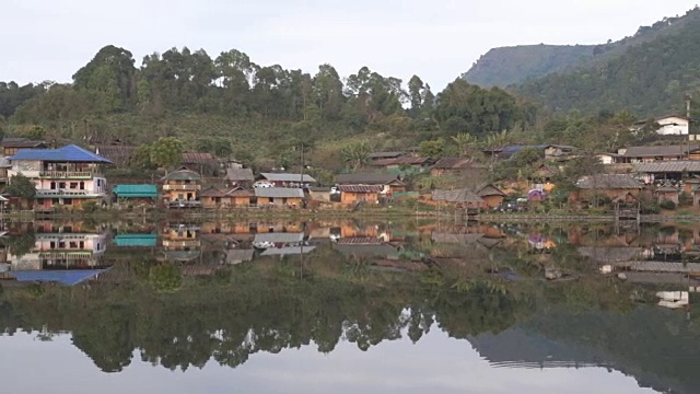 泰国Mae Hong Son的班腊泰村视频素材