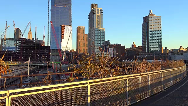 哈德逊庭院，建筑建筑，纽约市，2015年视频素材