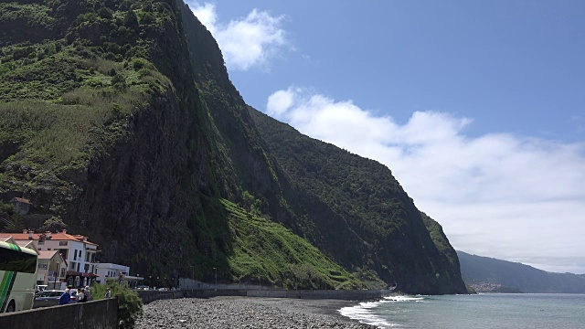 马德拉海滩的北岸村庄视频素材