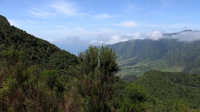 马德拉山谷的观点从高高原视频素材