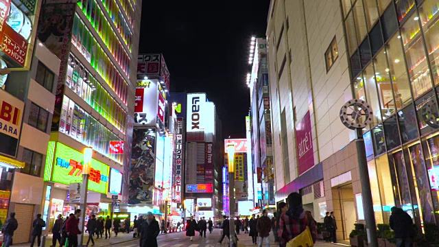 秋叶原夜景视频素材