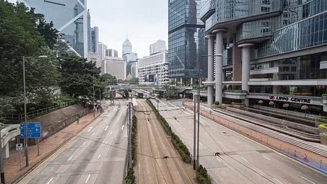 4K，时光流逝，香港都市风光视频素材