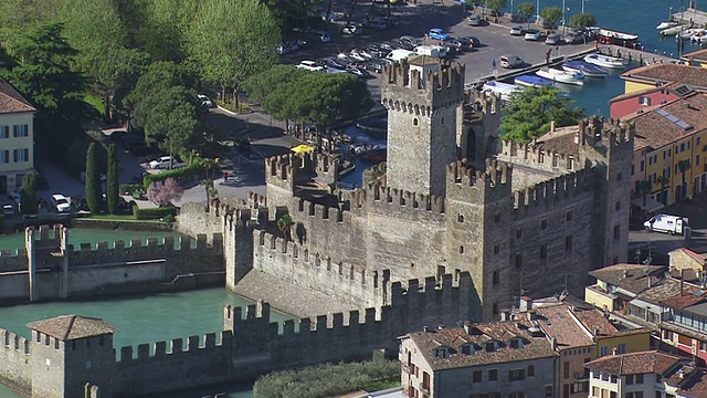 fort / Lake Garda, Trentino, Verona, Brescia航拍视频素材