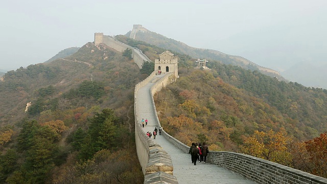 中国八达岭/延庆长城WS View of China视频素材