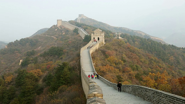 中国八达岭/延庆长城WS View of China视频素材