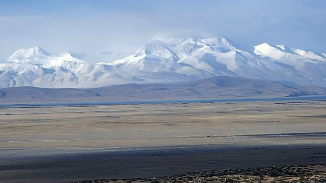 喜马拉雅山，古拉曼达塔峰（7，694米）视频下载