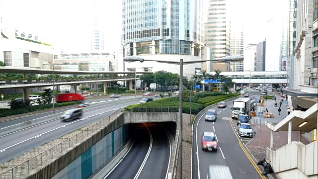 香港商务区视频素材