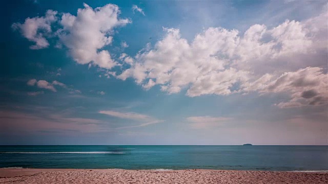 时间流逝云移动海视频素材