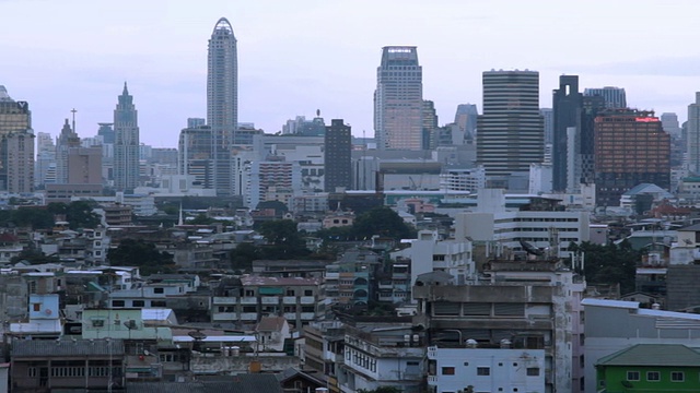 泰国曼谷的城市景观视频素材