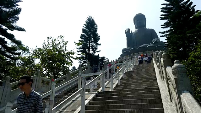 天坛大佛，香港视频素材