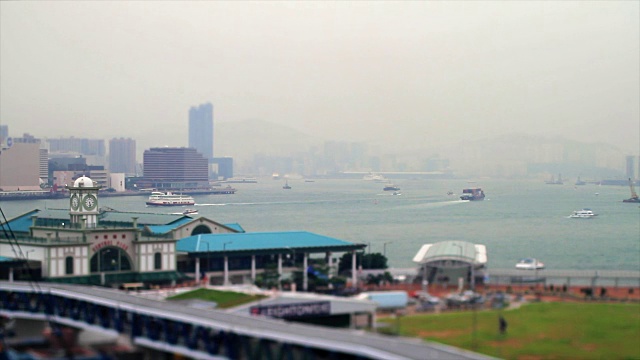 香港湾景色视频素材