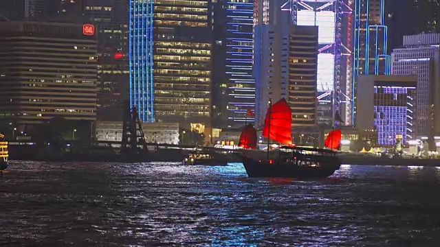 香港维多利亚港视频素材