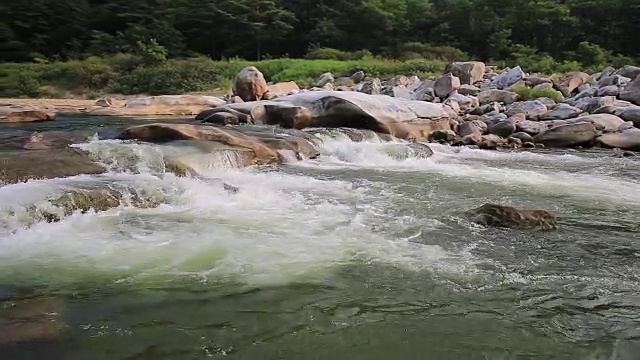 Naerincheon河(当地地标，旅游目的地)视频素材