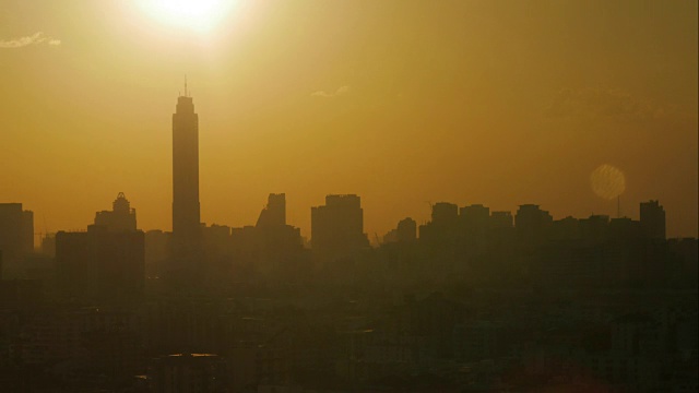 4K:审判日的时间流逝视图视频素材