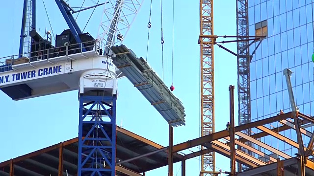 哈德逊庭院，建筑建筑，纽约市，2015年视频素材