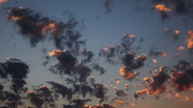 日落的天空,4 k视频素材