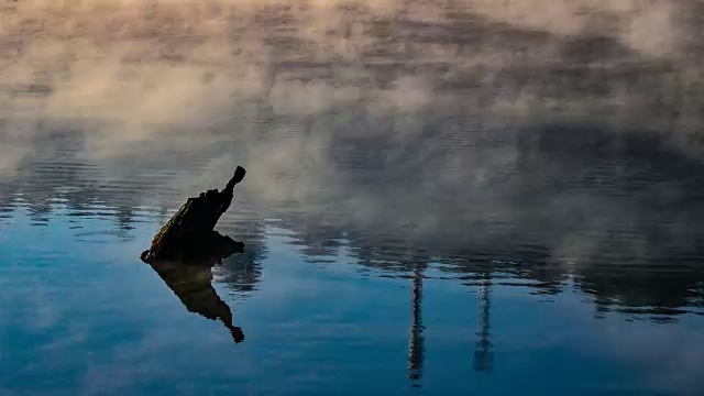 水雾移动，4k(超高清)，延时视频素材