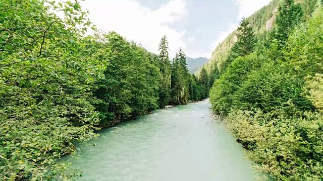 斯阔米什，BC，河畔，旅行和延时穿越加拿大视频下载