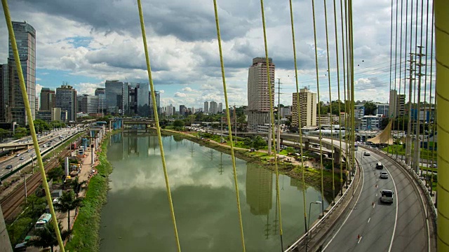 ESTAIADA BRIGDE -圣保罗视频素材