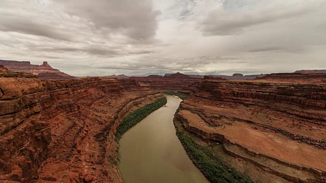 Thelma and Louise Point, Moab，旅行和延时穿越犹他州视频素材