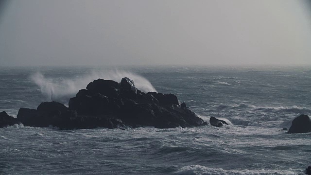 沿海波浪视频素材