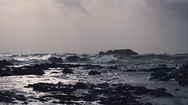 沿海波浪视频素材