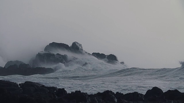 沿海波浪视频素材