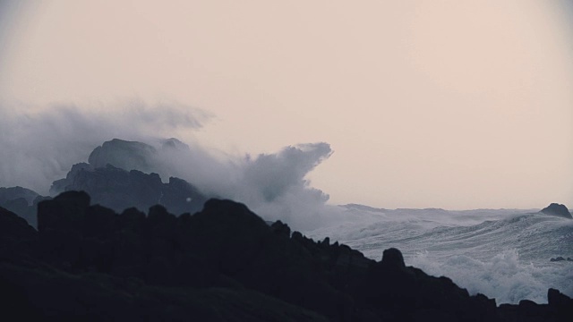 沿海波浪视频素材