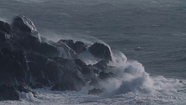 沿海波浪视频素材