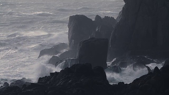 沿海波浪视频素材