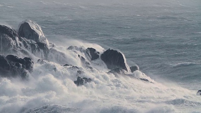 沿海波浪视频素材