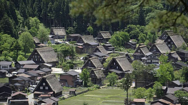 Shirakawa-go,日本视频素材