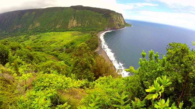 Waipio谷空中视频素材