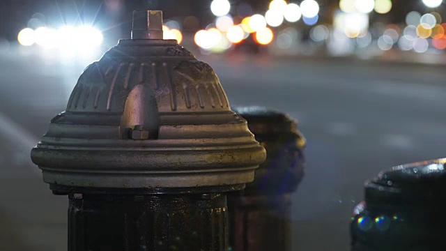 夜间照明设备特写视频素材