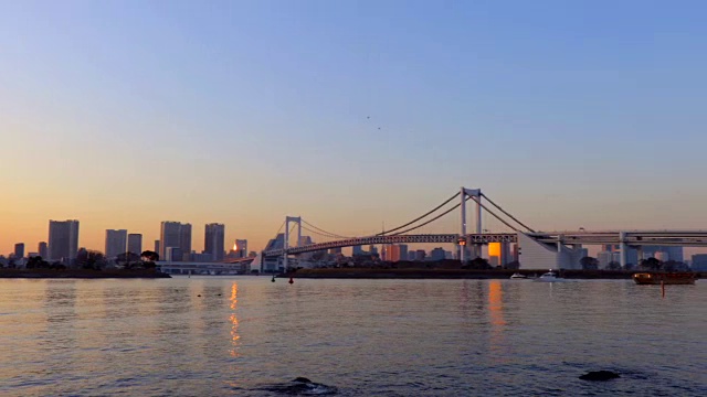 台场的夜景视频素材