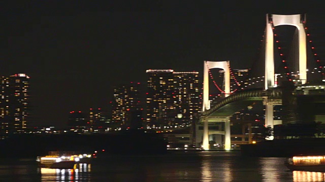 台场的夜景视频素材