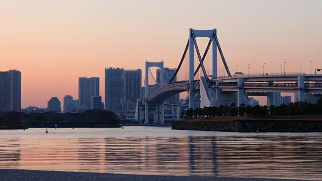 台场的夜景视频素材