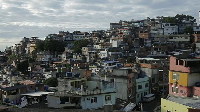 VIDIGAL HILL -贫民窟-里约热内卢DE JANEIRO视频素材