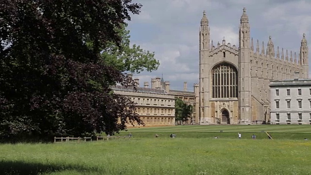 国王学院，剑桥，英国，欧洲，剑桥郡视频素材