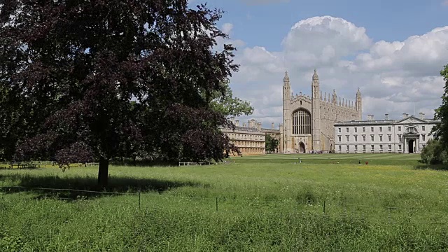 国王学院，剑桥，英国，欧洲，剑桥郡视频素材